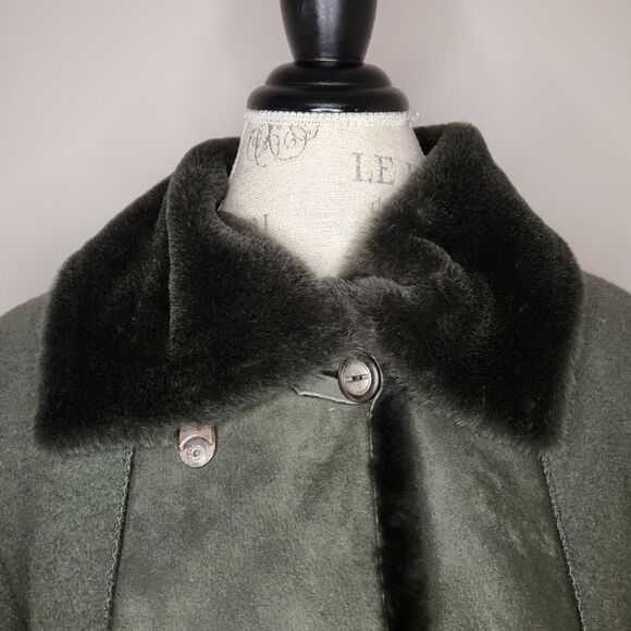 Vintage wool sheerling coat - Picture 8 of 15